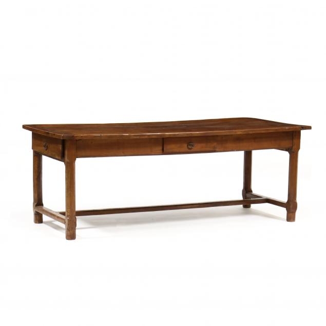 antique-french-provincial-cherry-farm-table