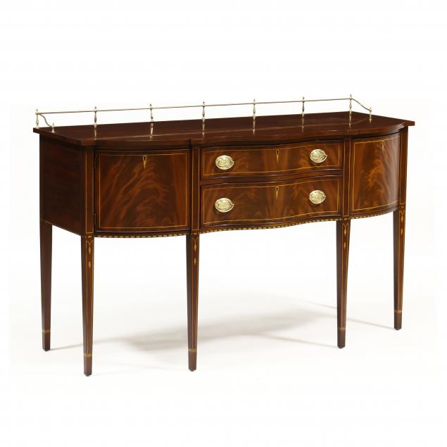 henkel-harris-federal-style-inlaid-serpentine-front-sideboard