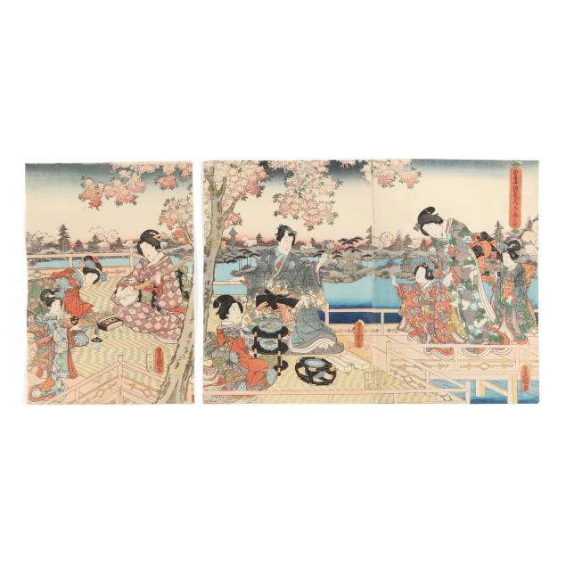 utagawa-kunisada-japanese-1786-1864-i-eastern-genji-s-cherry-blossom-banquet-i
