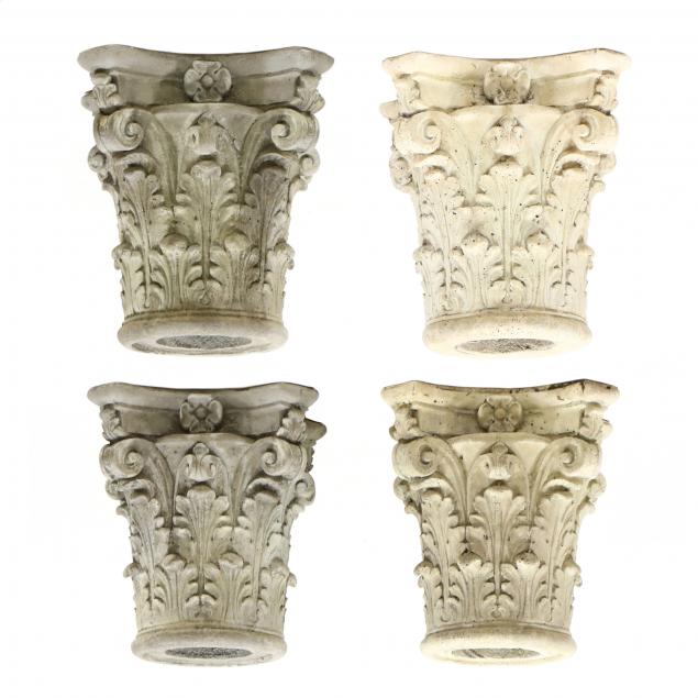 four-cast-stone-corinthian-capitals