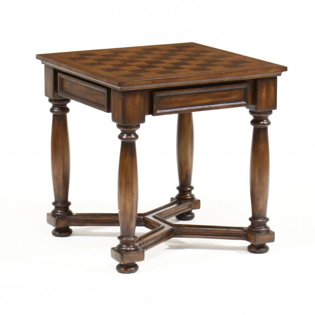 attributed-maitland-smith-checkerboard-game-table