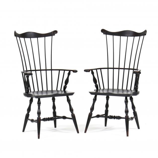 lawrence-crouse-pair-of-painted-windsor-armchairs