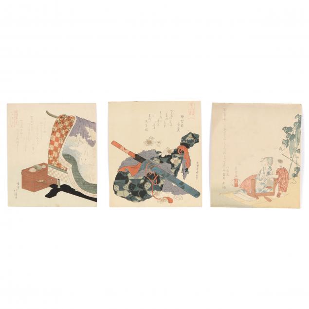 japanese-surimono-woodblock-prints-after-hokusai-and-hokkei