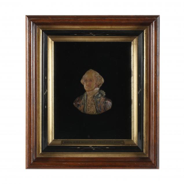 antique-wax-portrait-bust-of-george-washington