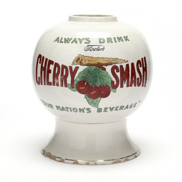 vintage-fowler-s-cherry-smash-syrup-container