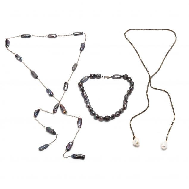 three-pearl-necklaces
