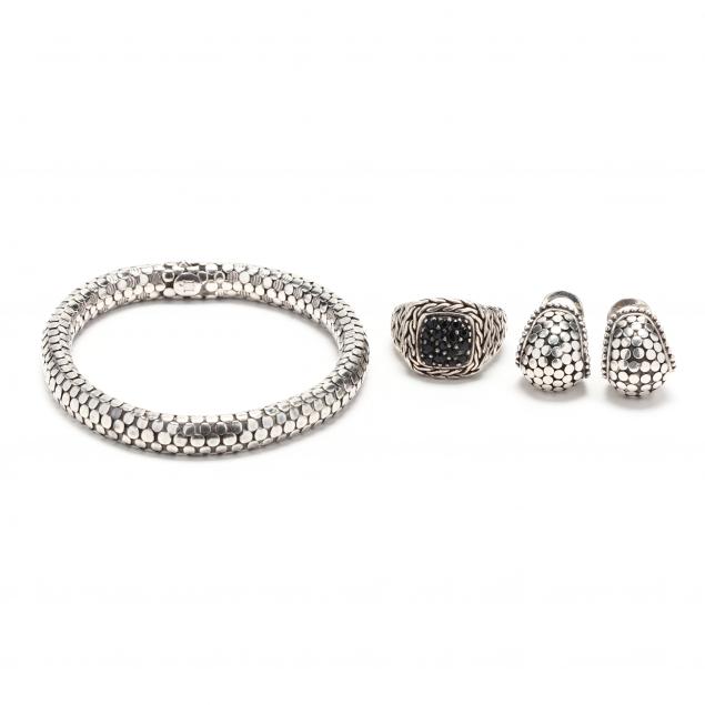 sterling-silver-bracelet-ring-and-earrings-john-hardy