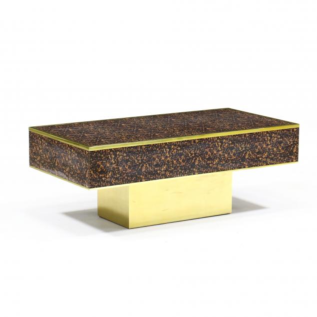 faux-tortoise-shell-and-brass-coffee-table