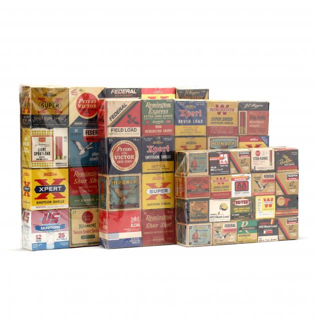 vintage-shotgun-shell-box-collection