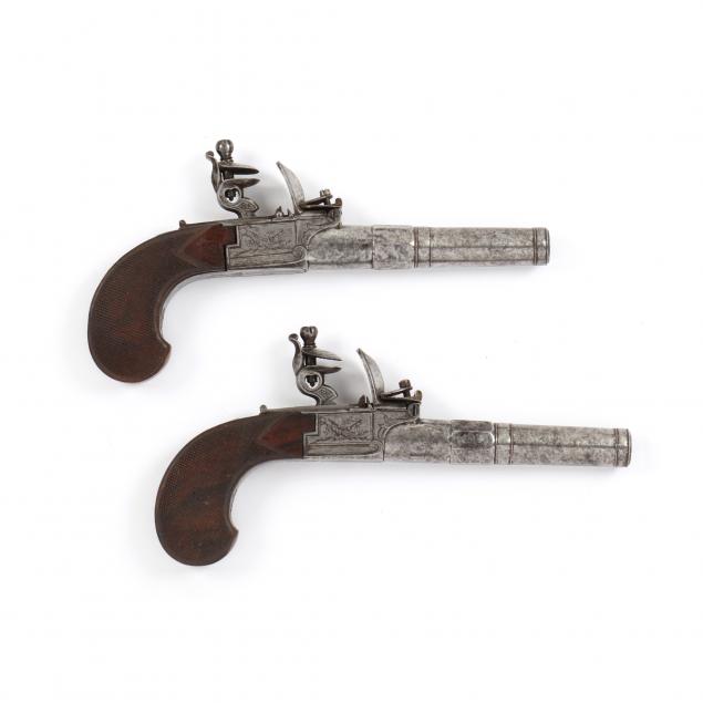 a-matched-pair-of-early-flintlock-pocket-pistols