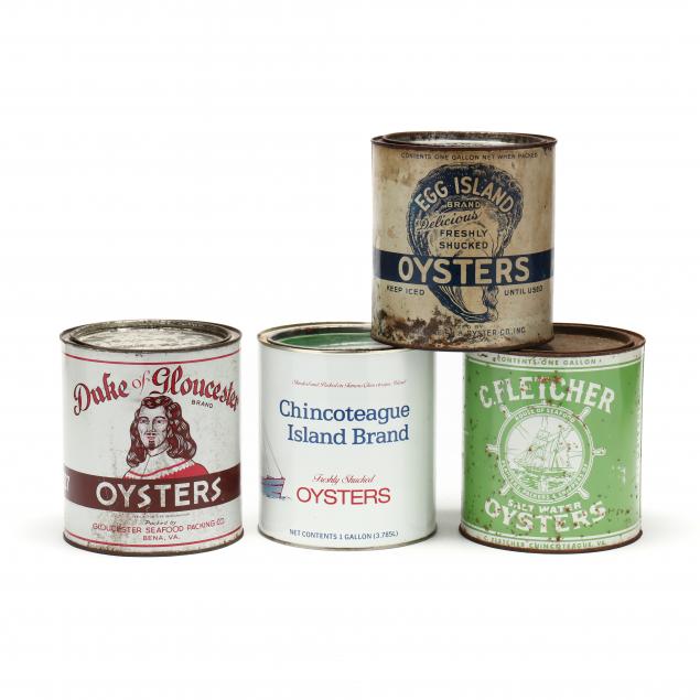 four-early-virginia-gallon-oyster-cans