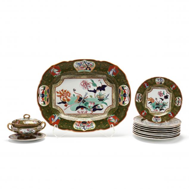 group-of-eleven-pieces-of-ashworth-real-ironstone-china