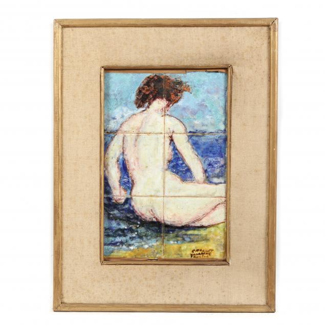 a-vintage-vallauris-tile-painting-of-a-female-nude