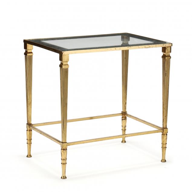 italian-brass-and-glass-chairside-low-table