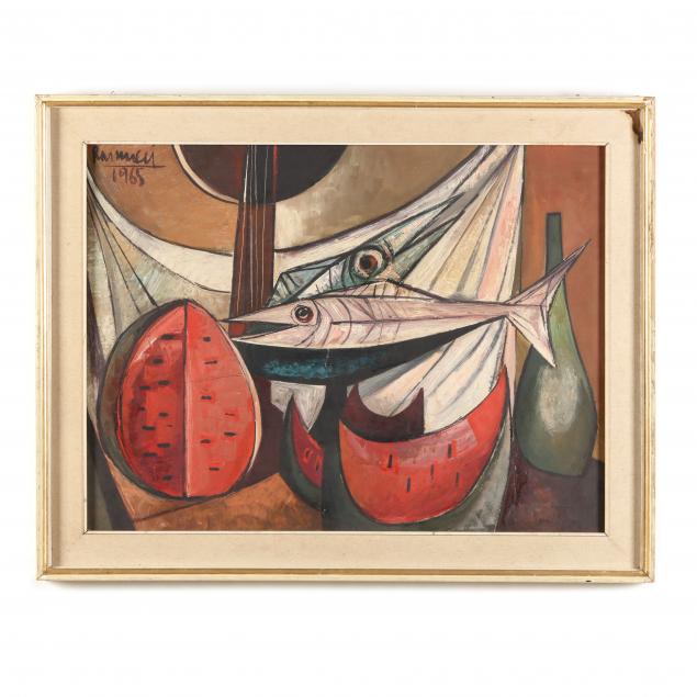 a-modern-cubist-style-still-life-painting-of-watermelon-and-fish