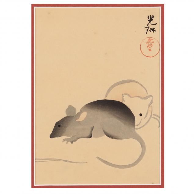 after-ogata-korin-japanese-1568-1716-three-rats-woodblock-print