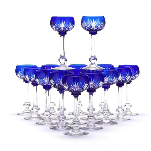 set-of-17-cobalt-cut-to-clear-wine-stems