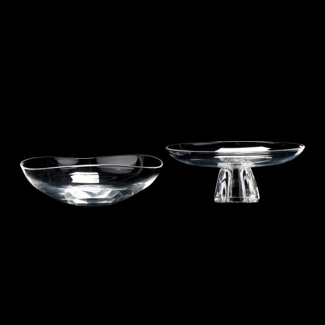 steuben-two-modern-crystal-bowls