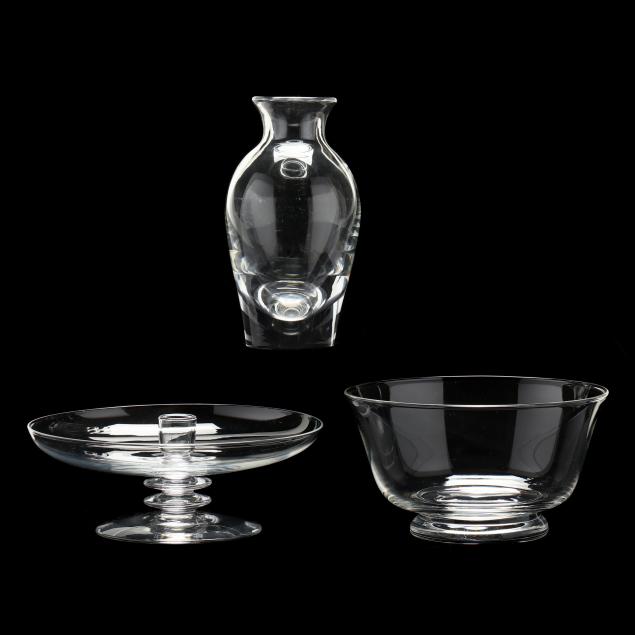 three-pieces-of-steuben-crystal