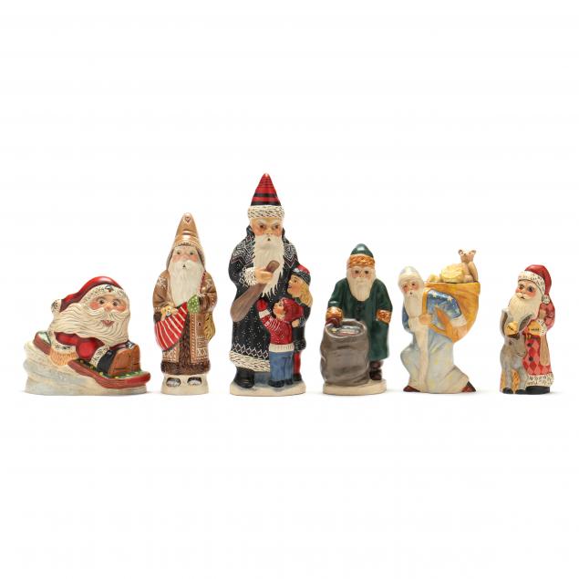 group-of-six-vaillancourt-santa-figures