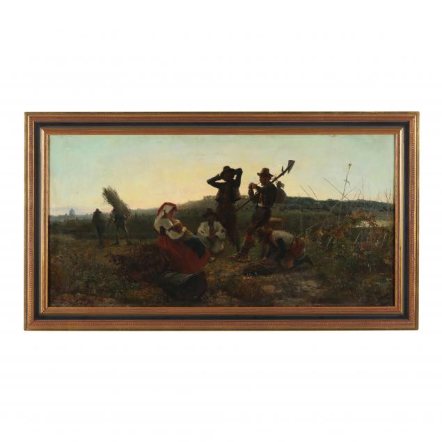 jose-tapiro-y-baro-spanish-1836-1913-days-end-on-the-roman-campagna