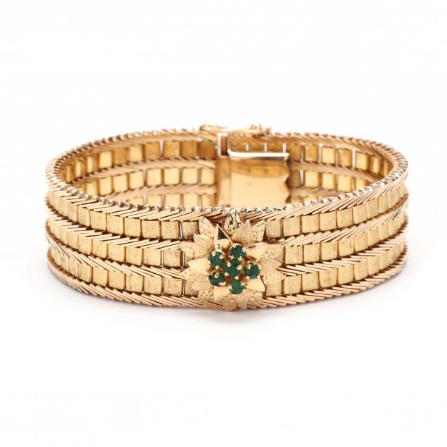 gold-and-emerald-bracelet