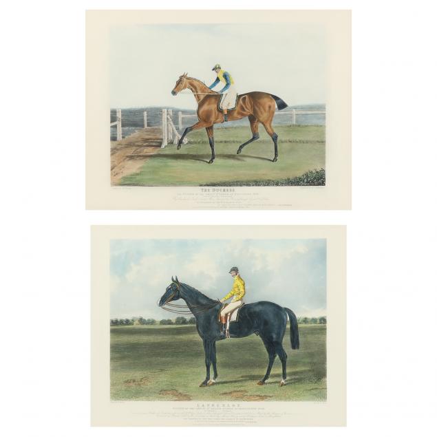 two-antique-british-horse-racing-portraits-i-launcelot-i-and-i-the-duchess-i