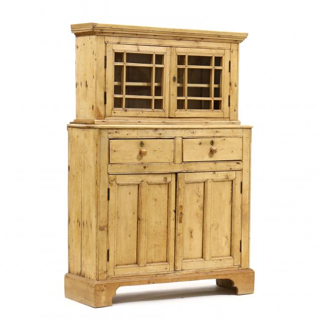 antique-continental-pine-step-back-cupboard