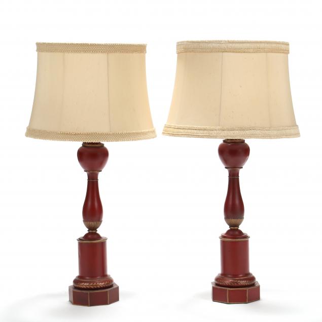 pair-of-antique-french-tole-column-table-lamps