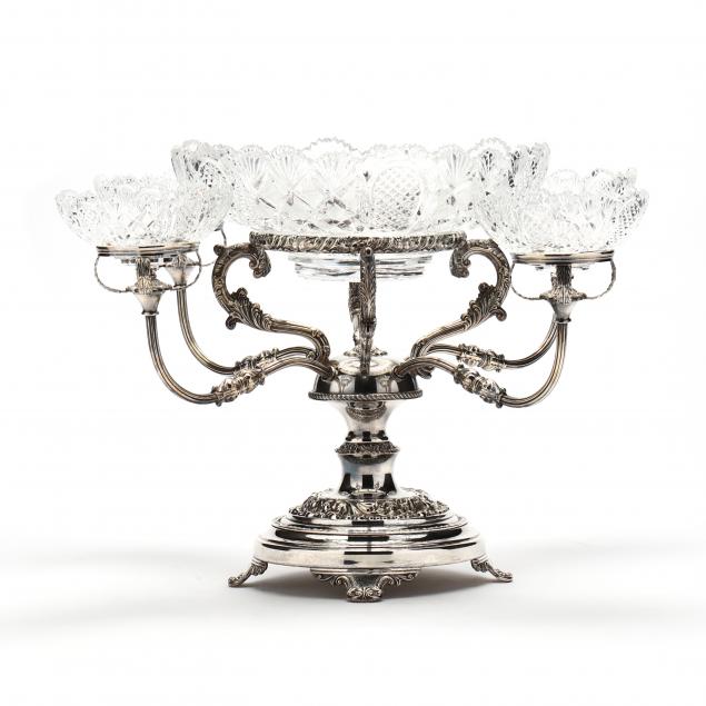 an-english-silverplate-and-cut-crystal-epergne