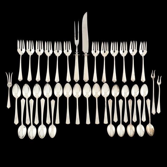 a-grouping-of-40-watson-sterling-silver-flatware-items