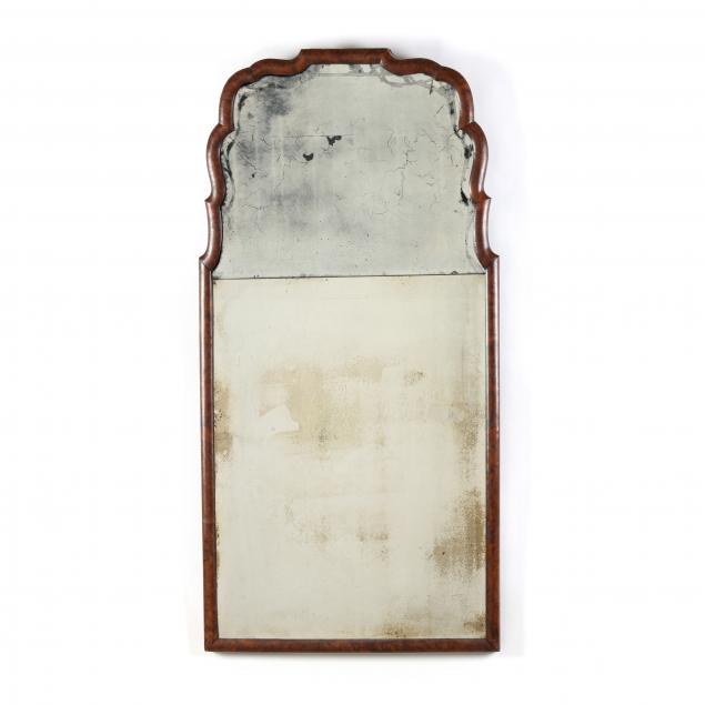 antique-queen-anne-burl-wood-double-plate-mirror