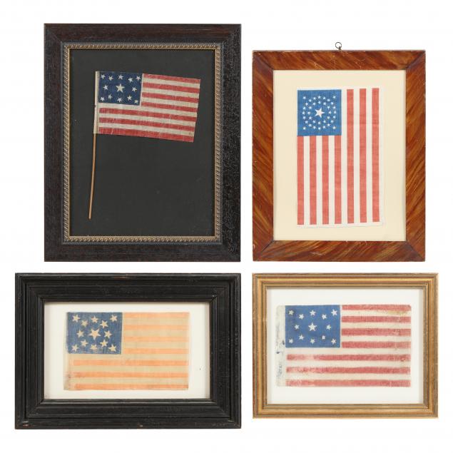 four-small-late-19th-century-american-parade-flags