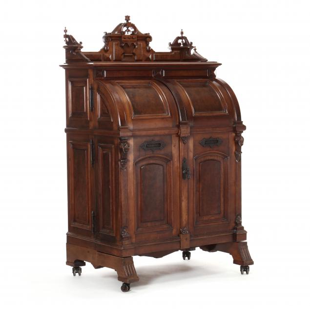 w-s-wooton-renaissance-revival-walnut-wooton-desk