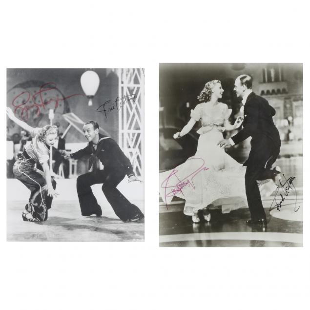 two-vintage-fred-astaire-and-ginger-rogers-signed-photographs