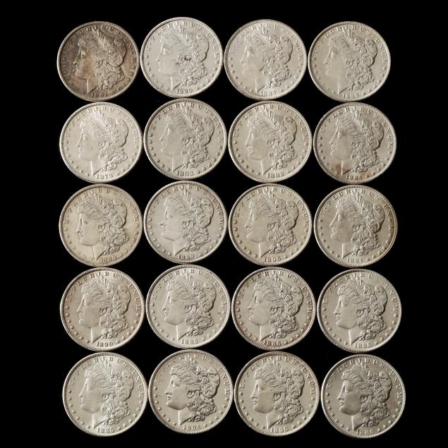 roll-of-twenty-20-morgan-silver-dollars-au-to-uncirculated