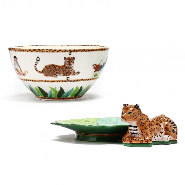 lynn-chase-i-jungle-jubilee-i-center-bowl-and-serving-dish