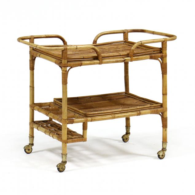 vintage-bamboo-serving-cart