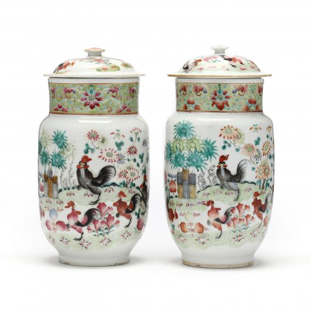 a-pair-of-chinese-porcelain-covered-jars-with-roosters