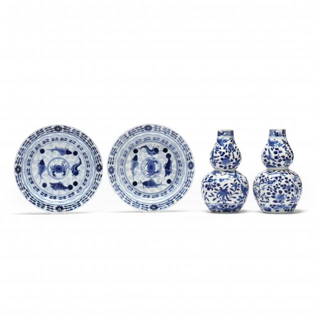 a-group-of-chinese-blue-and-white-porcelain