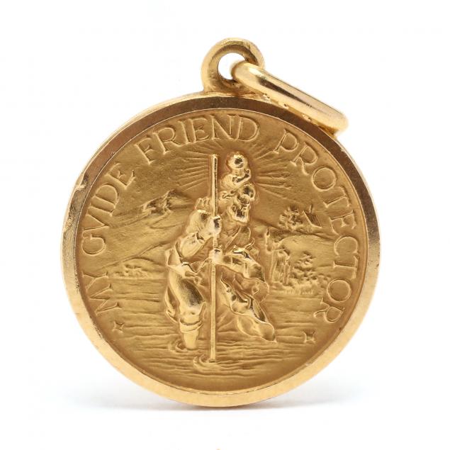 italian-18k-gold-saint-christopher-charm