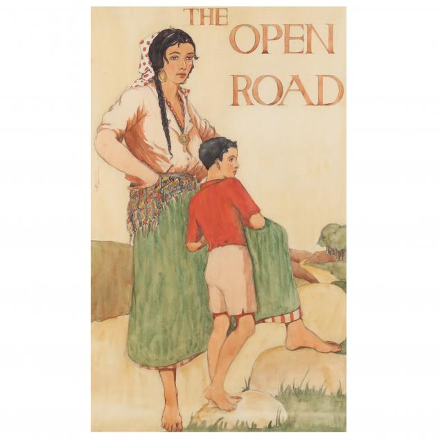 m-m-davies-british-early-20th-century-i-the-open-road-i