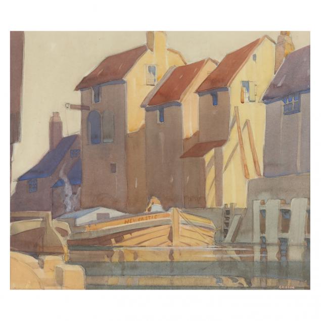 frederick-griffen-british-1906-1976-i-waterway-newcastle-i