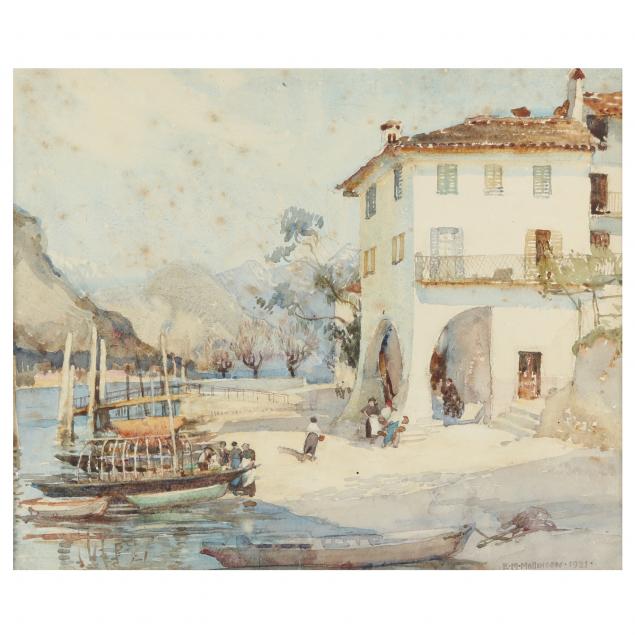 ethel-m-mallinson-british-fl-1917-1940-northern-italian-lakeside