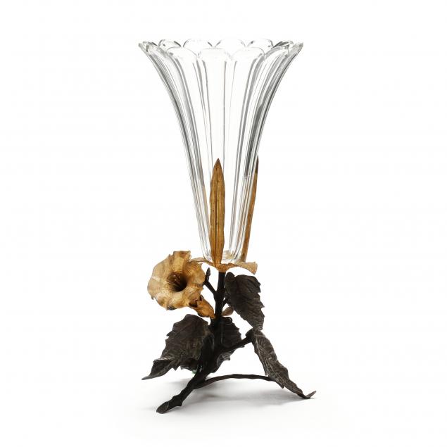 dore-bronze-and-glass-i-morning-glory-i-trumpet-vase