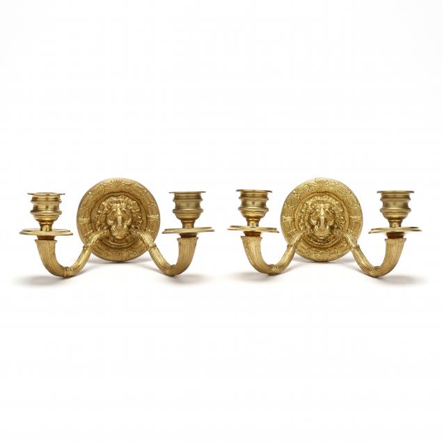 pair-of-gilt-lion-mask-light-candle-sconces