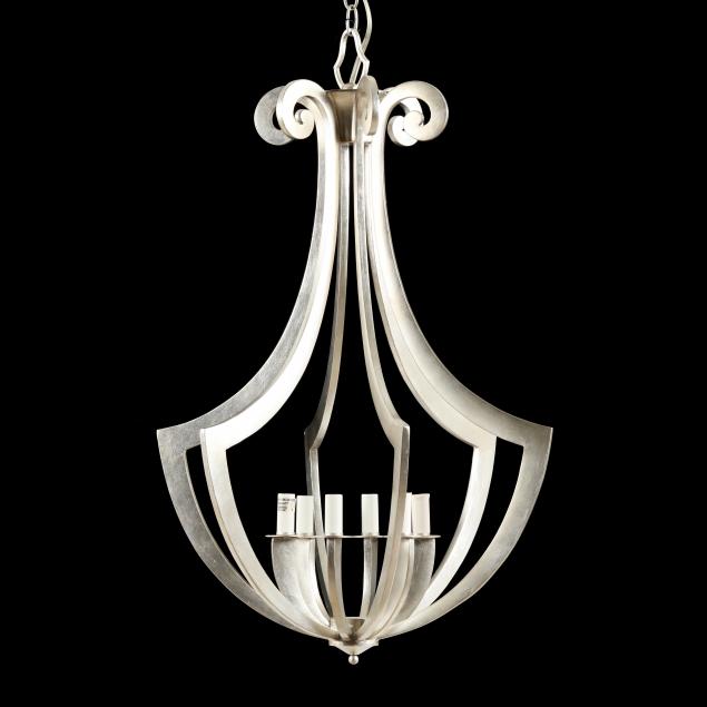 contemporary-silvered-chandelier
