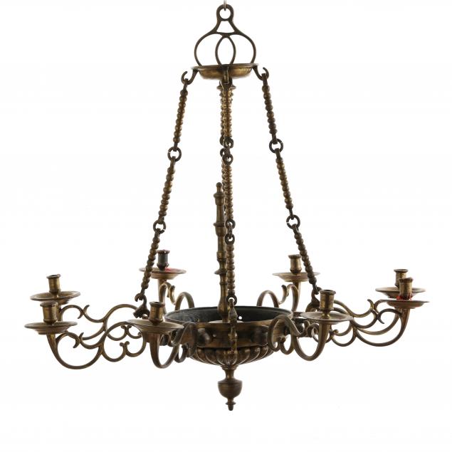 dutch-colonial-style-brass-chandelier