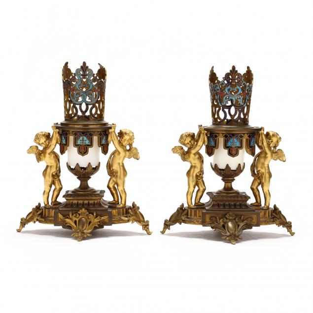 pair-french-figural-ormolu-and-champleve-candleholders