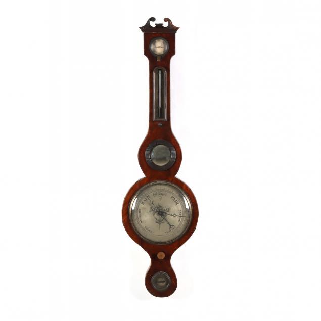 antique-english-mahogany-wheel-barometer